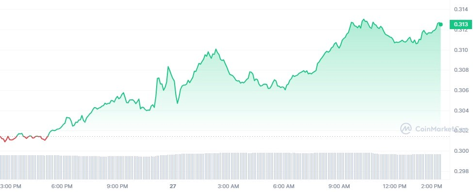 Cardano Price Chart (July 27).