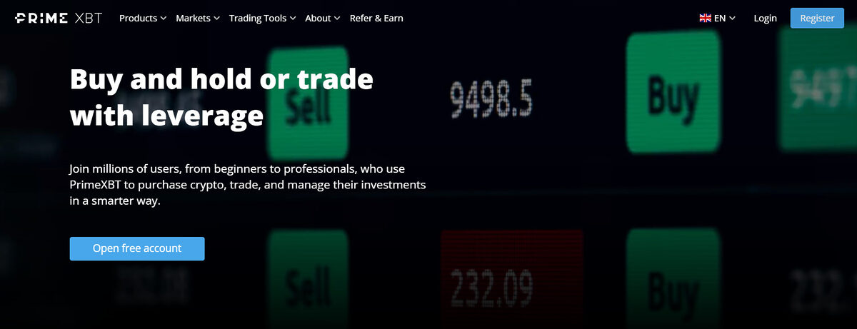 Primexbt homepage.