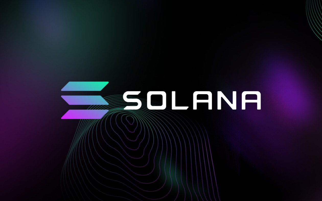 Solana logo.