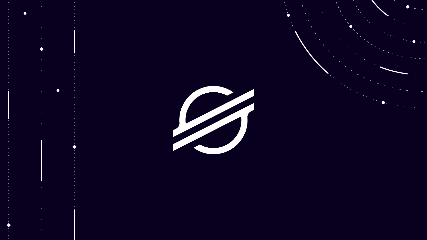 Stellar crypto logo.