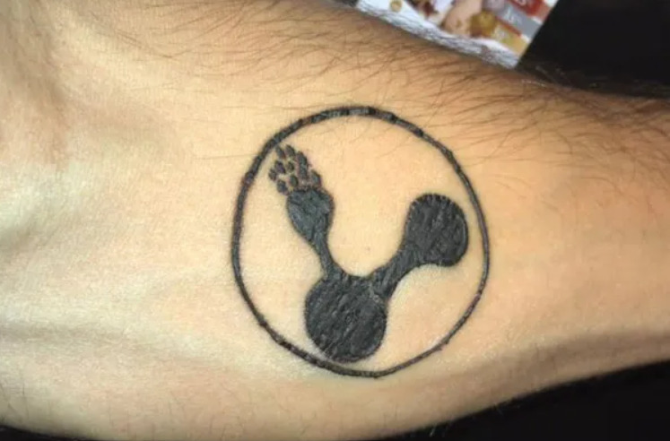 BitConnect tattoo.