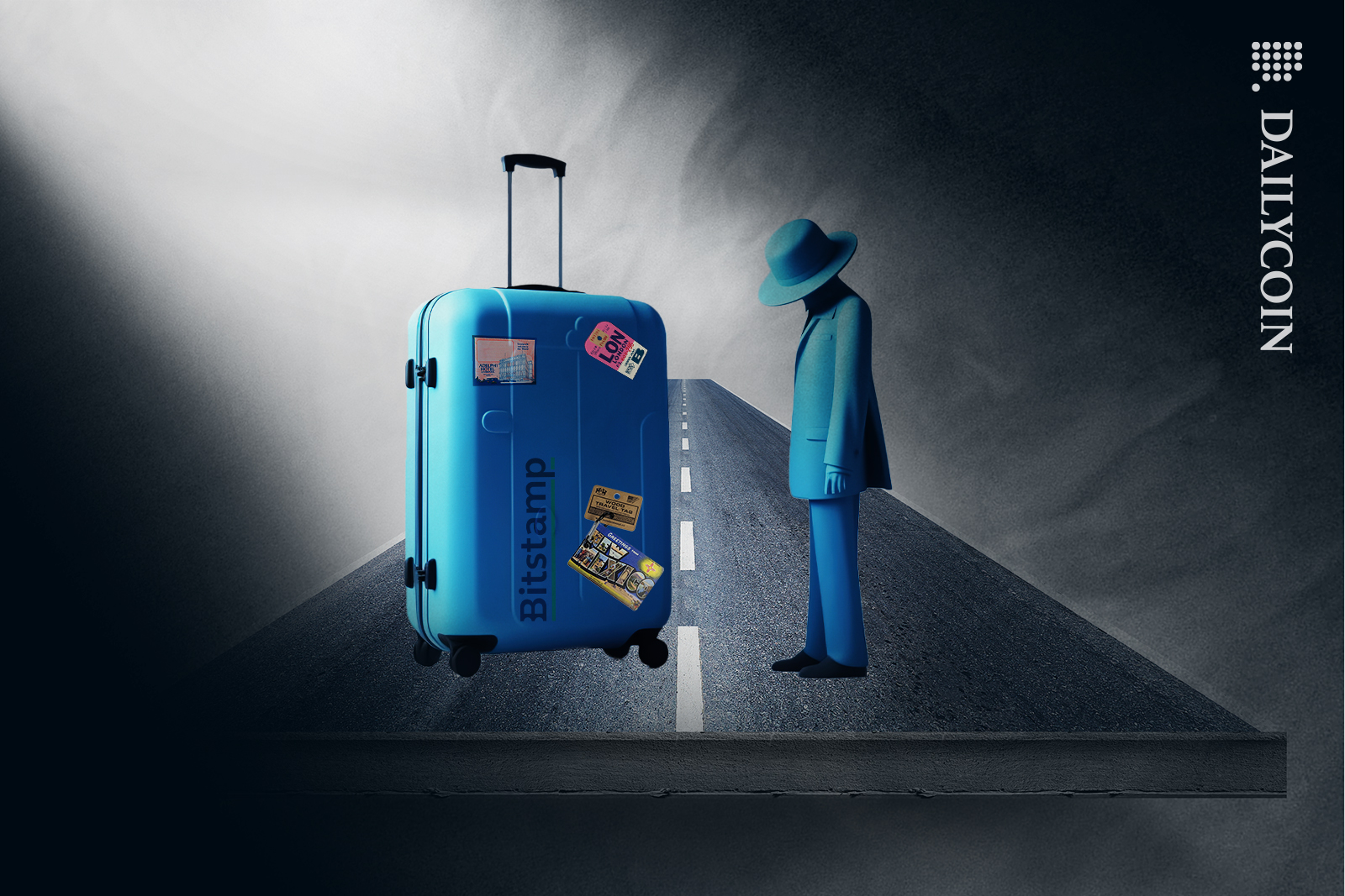 Bitstamp has reached the end of the road, leaving his luggage behind.