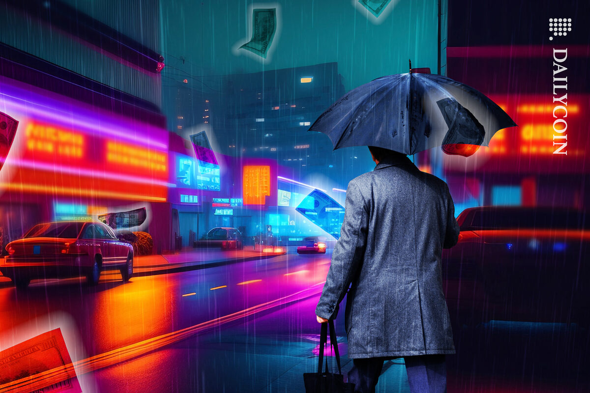 Raining digital dollars, but no one cares.
