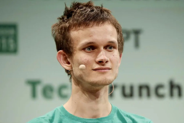Vitalik Buterin in a conference.