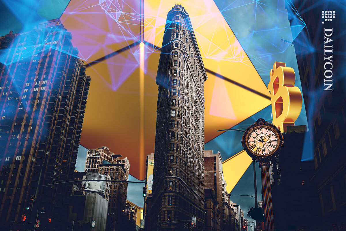 Ethereum and Bitcoin big in New York.