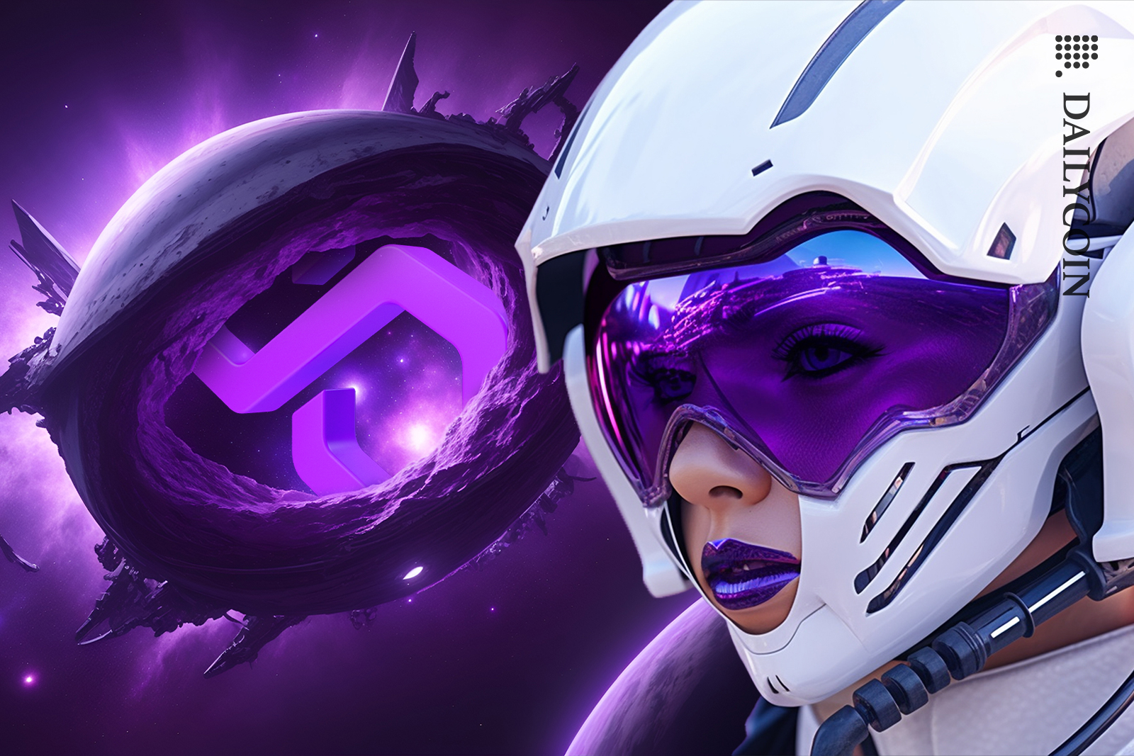 Polygon (MATIC) pilot ready to race.