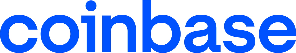 Coinbase logo.