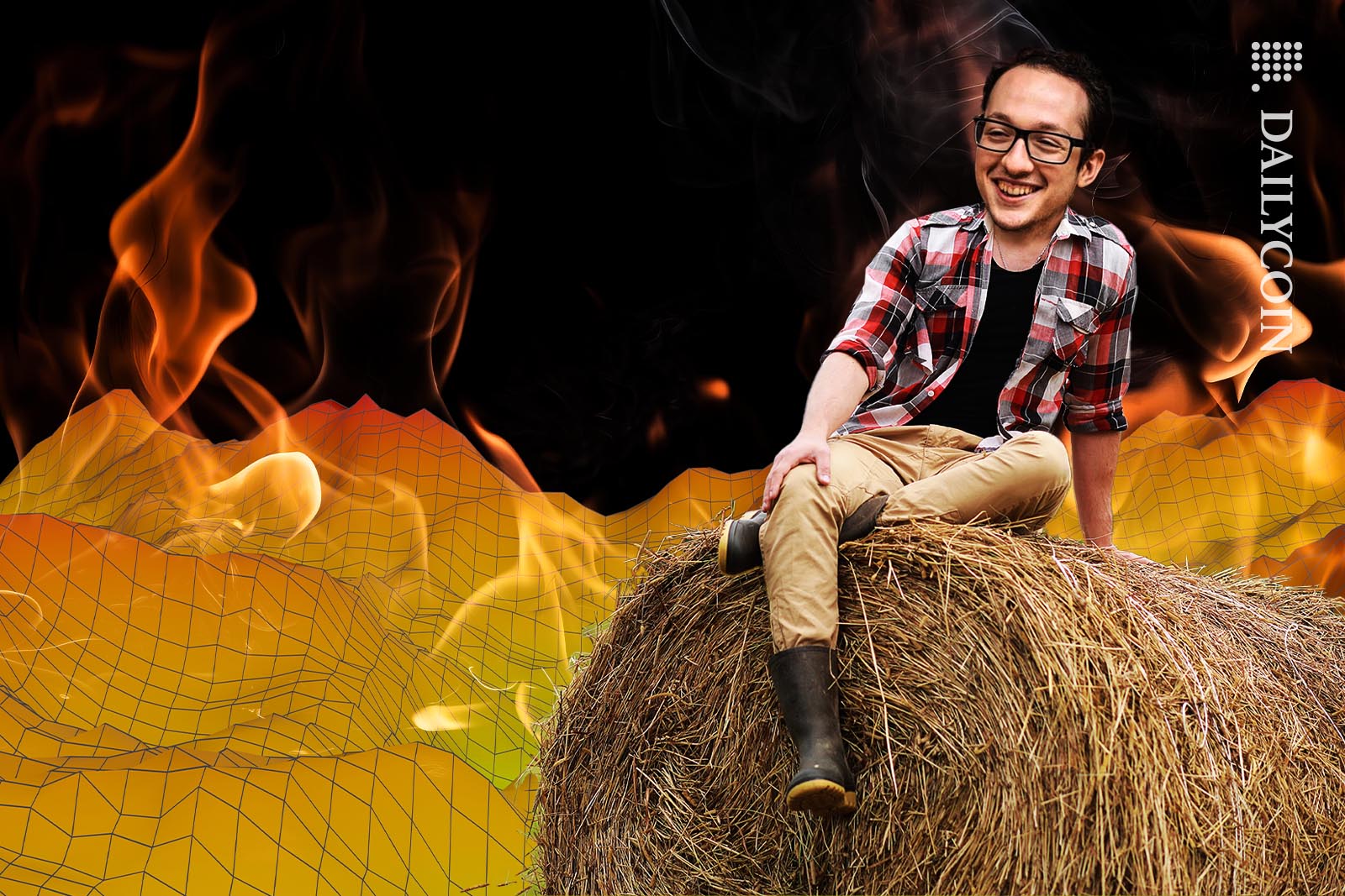 Uniswap Ceo Hayden Adams sets the Hay's digital lanscape on fire.