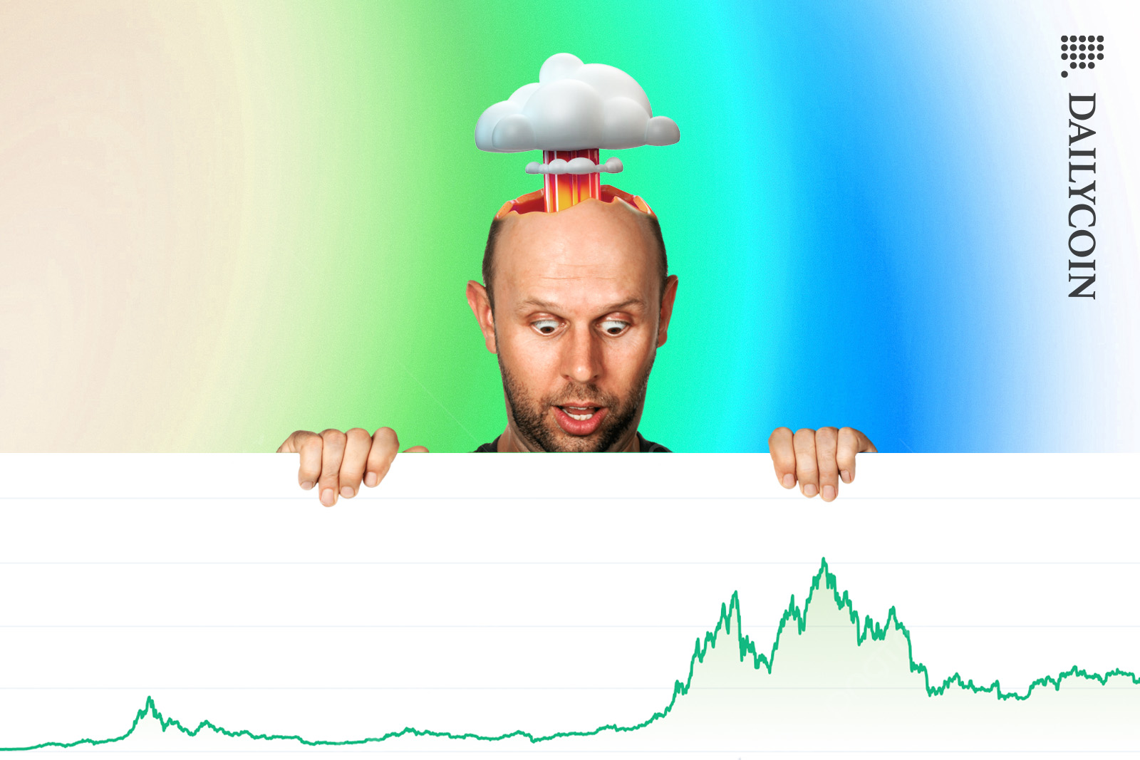 Man is mindblown with the chart.