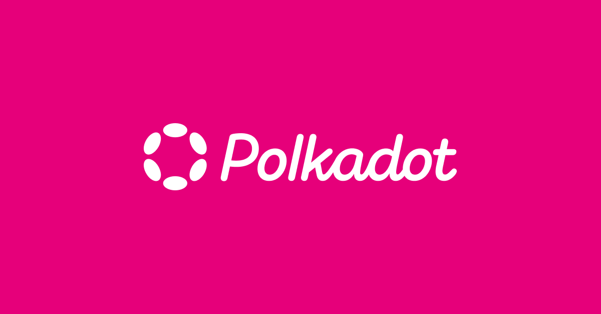 Polkadot logo.