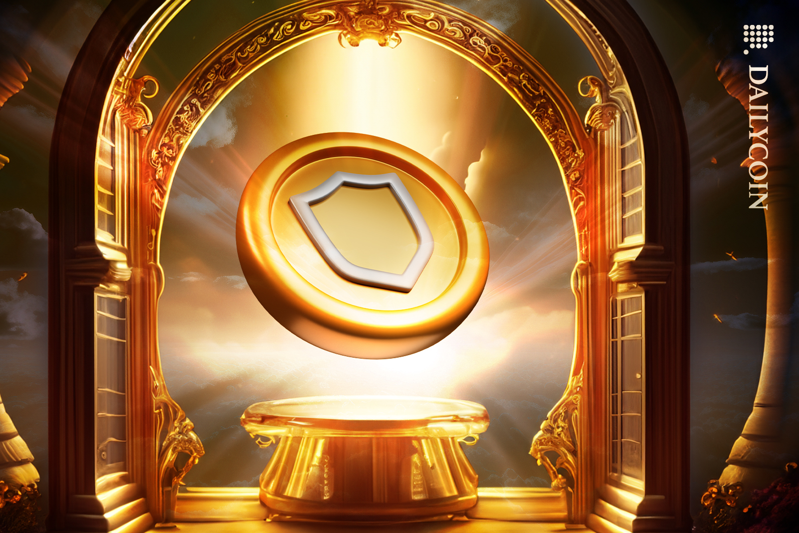 Trust Wallet coin reached the gates of heaven.