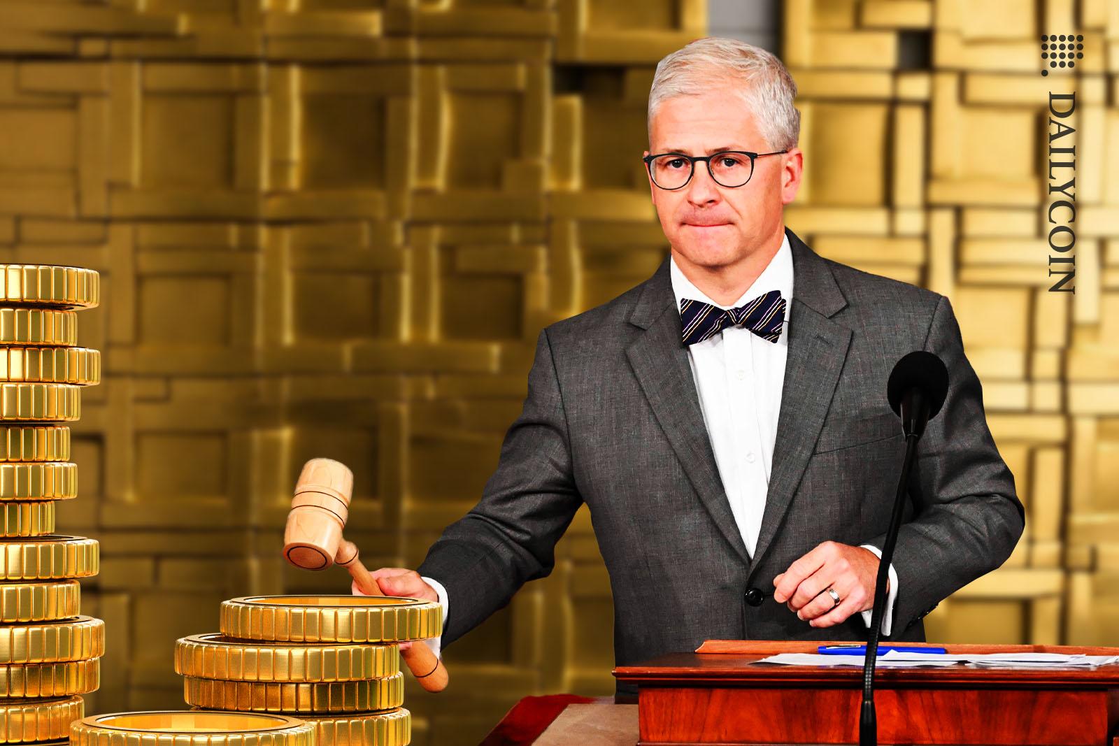 Chairman Patrick McHenry wants crypto coins to be double checked.