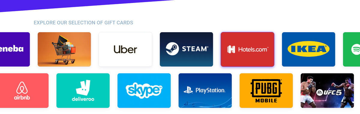 Crypto gift cards for black Friday.