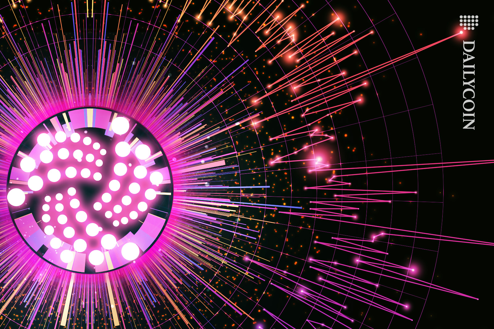 IOTA is beaming out into space.