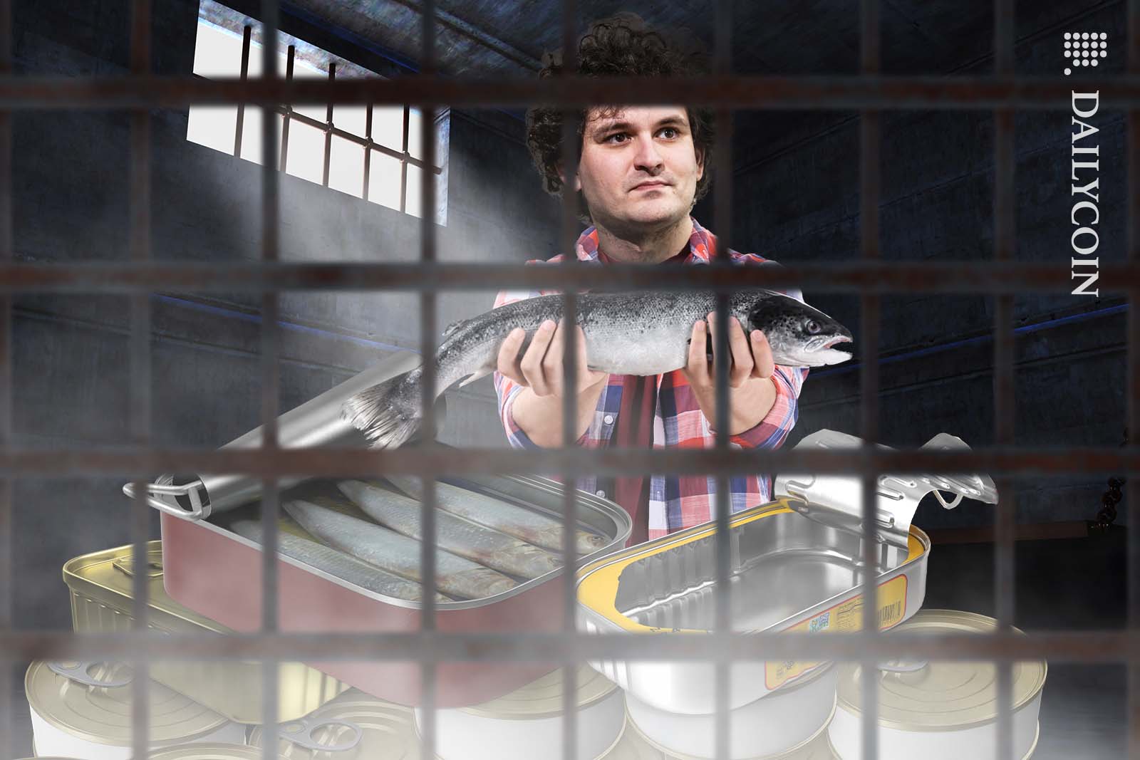 Sam Bankman Fried selling fish in his prison cell.