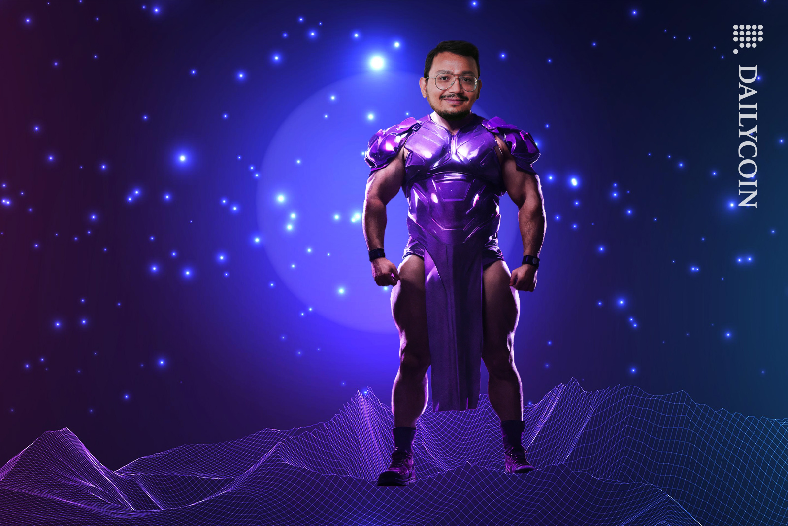 Sandeep Naiwal stands up like a blockchain gladiator.
