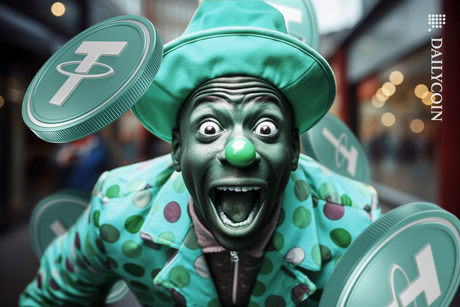 Tether man has the last laugh.