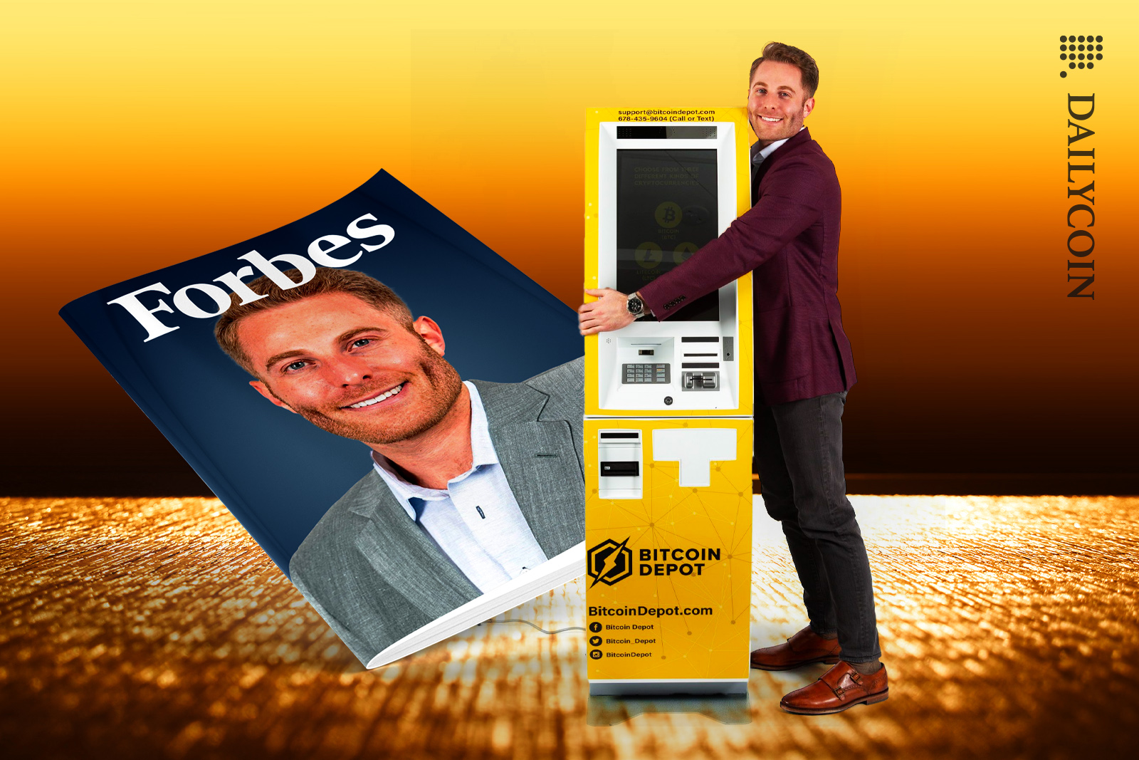 Brandon Mintz proud of his achievements being in Forbes magazine and his Bitcoin Depot.