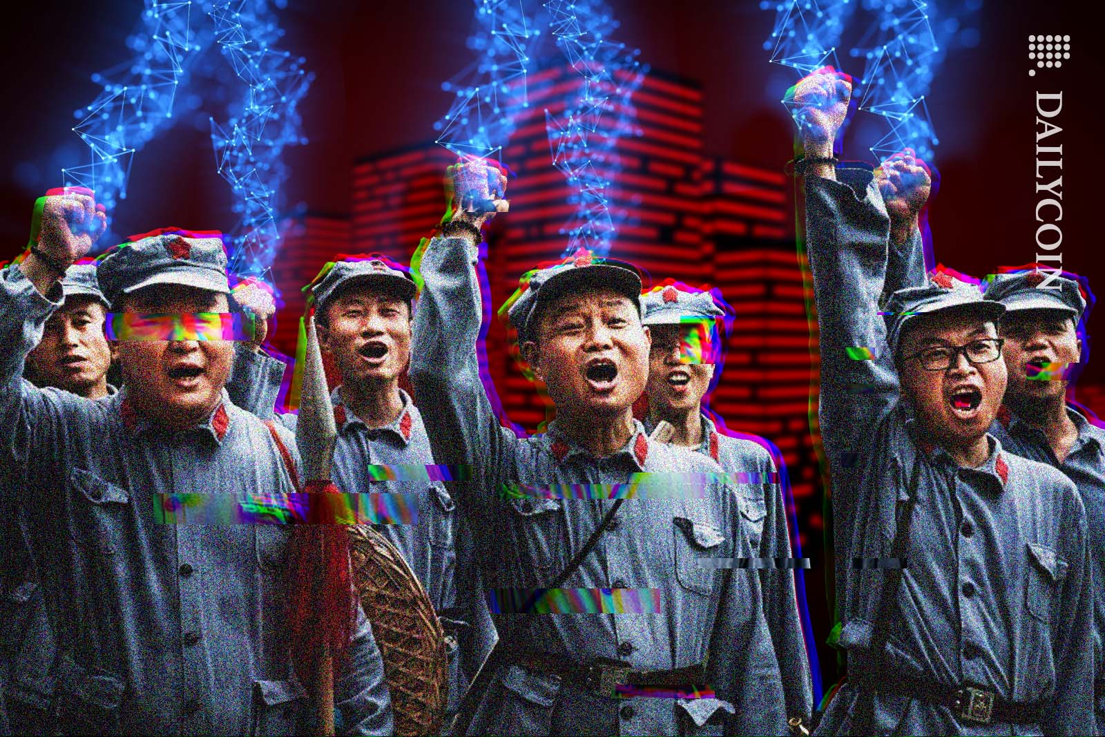 Chinese communist party prosession for blockchain full of glitches.