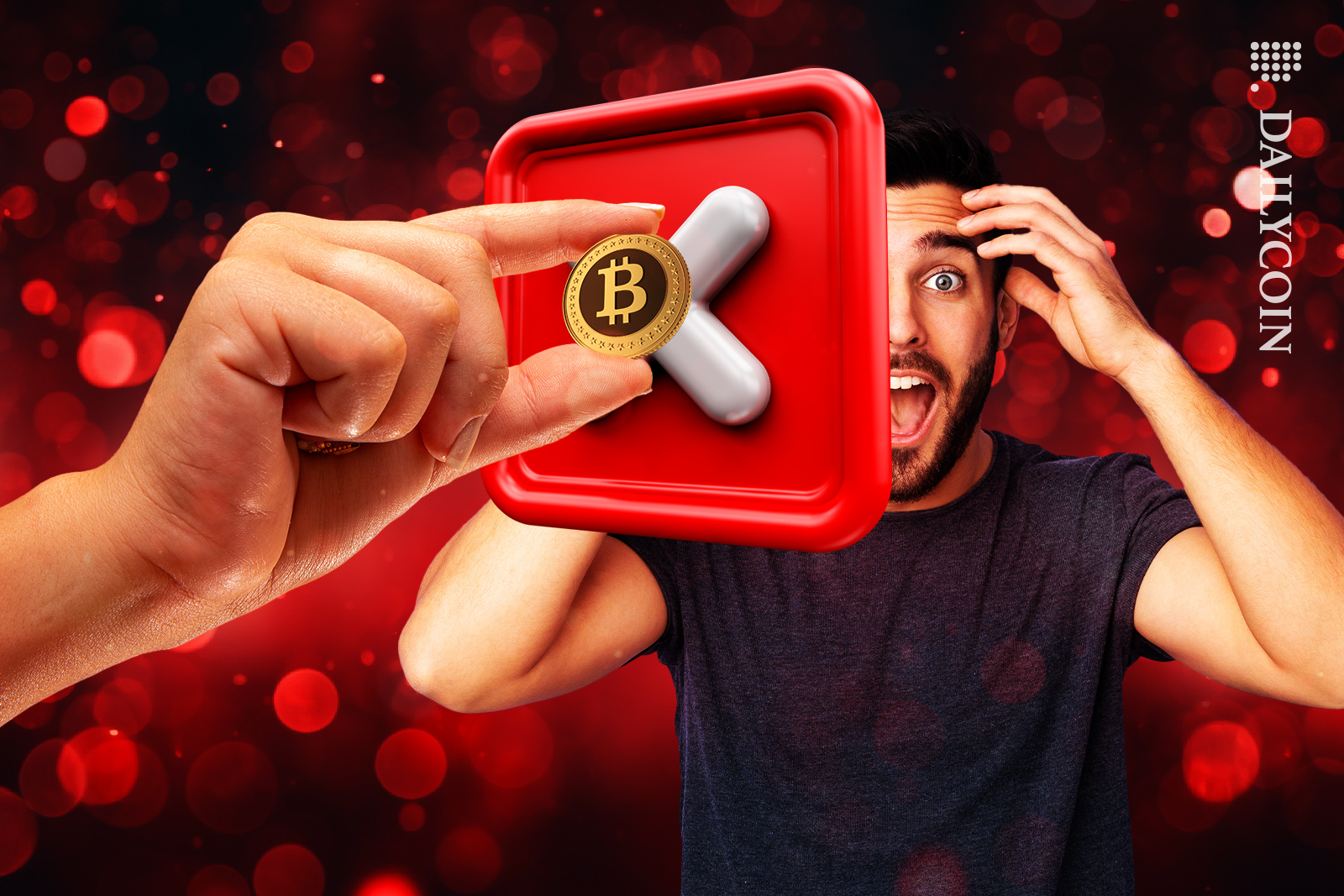 Man cannot access his Bitcoin.