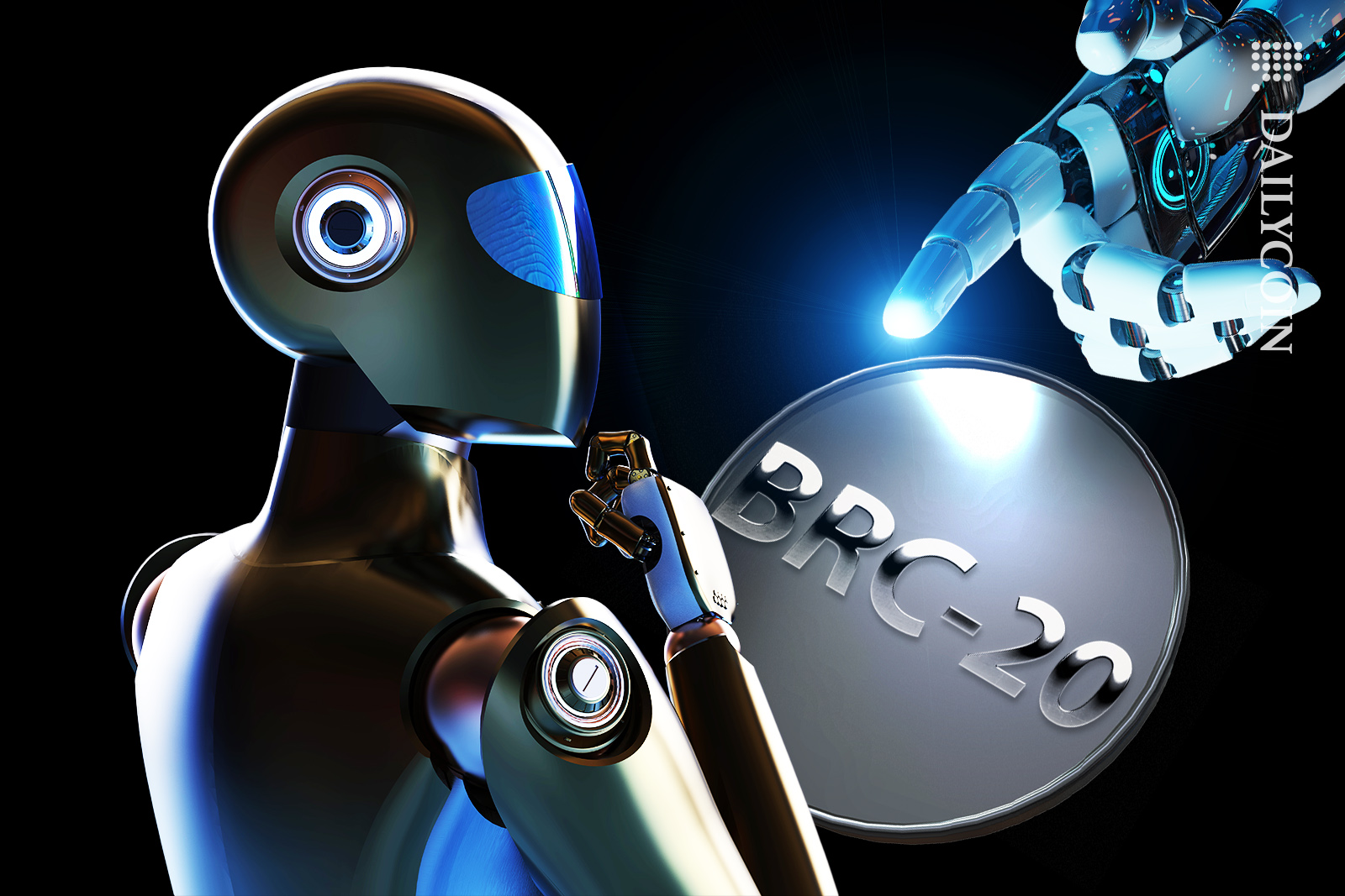 Robot getting shown BRC-20n token.