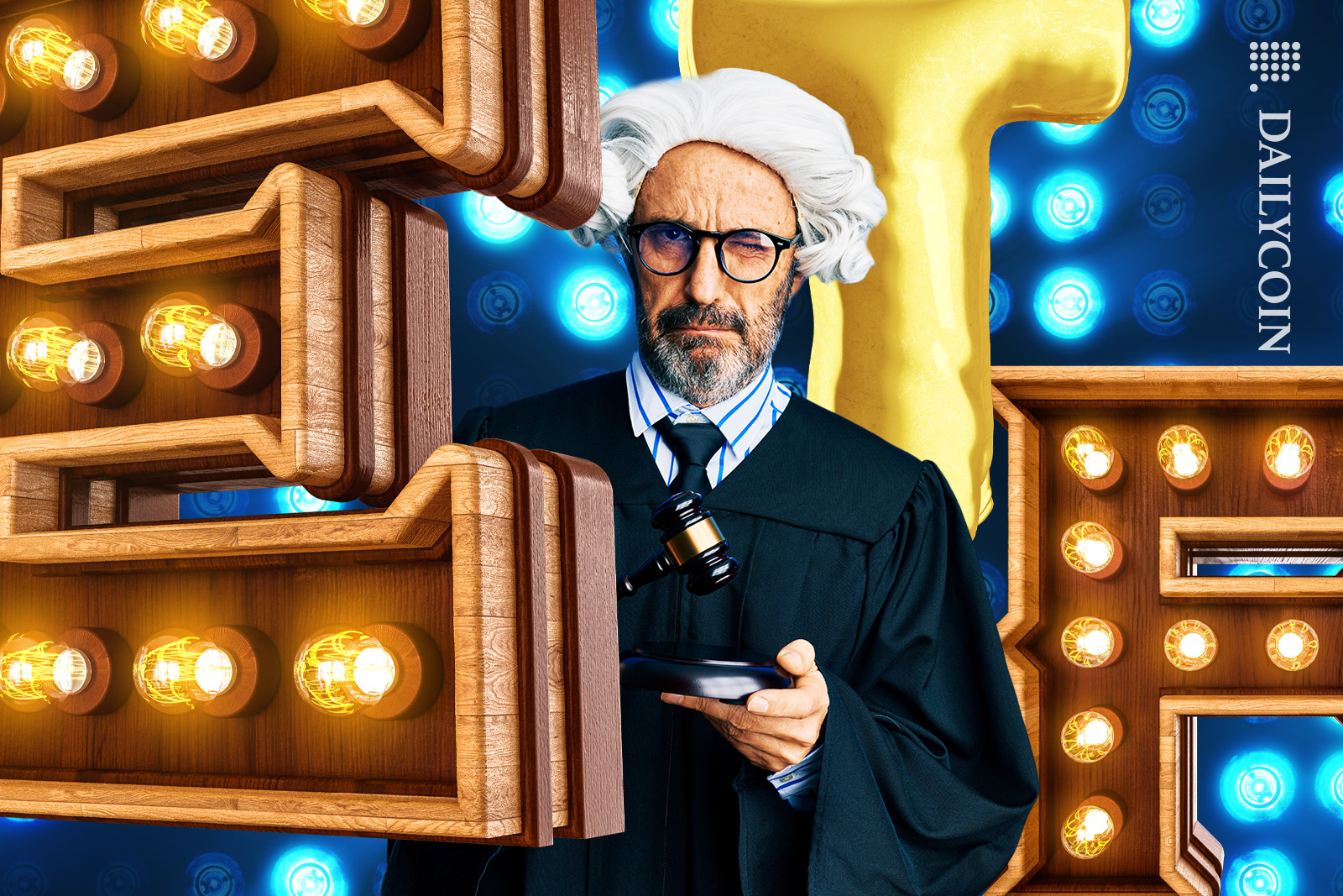 The judge stuck in between ETF letters.