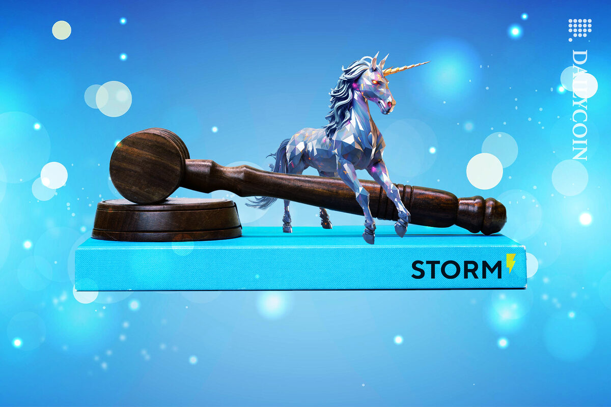 1Inch network working with Storm for legal reasons.