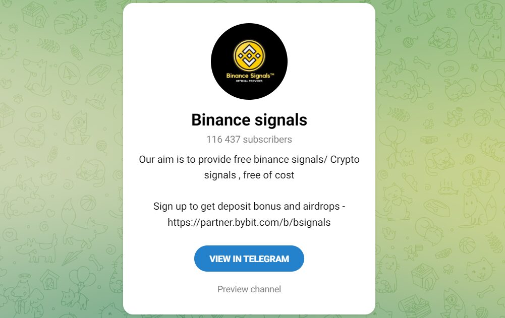binance signals