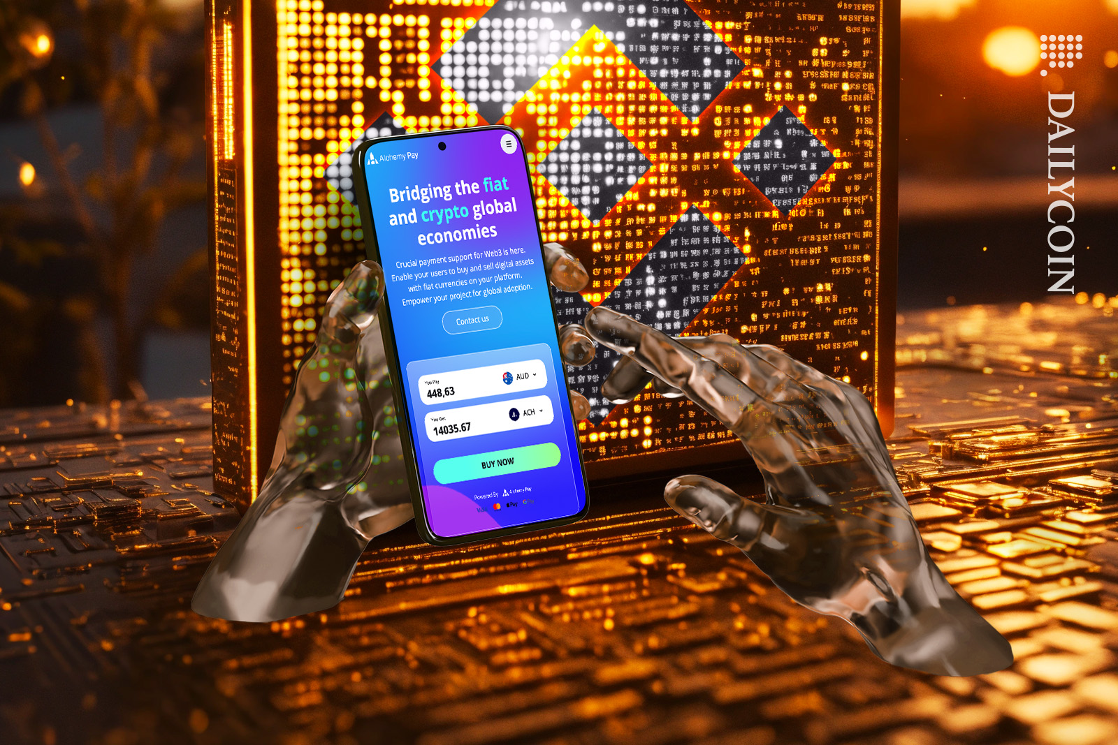 Alchemy pay is working with Binance.