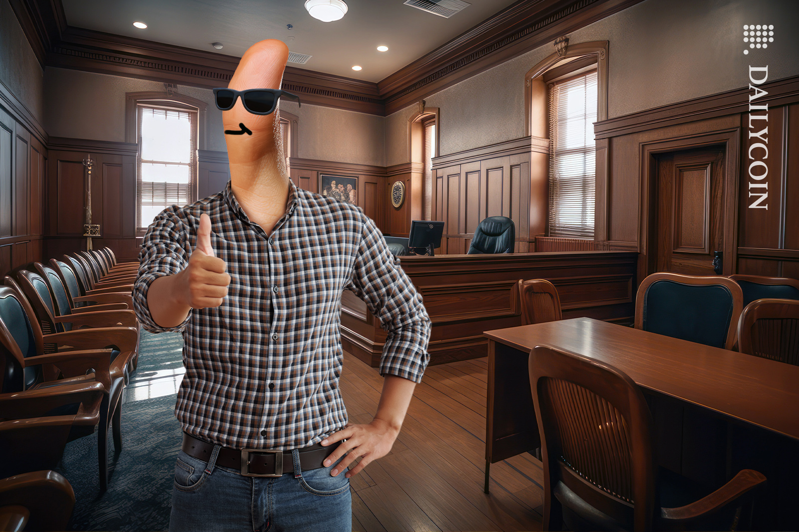 Mr Thumb is very happy with the decision of the court to let him go.