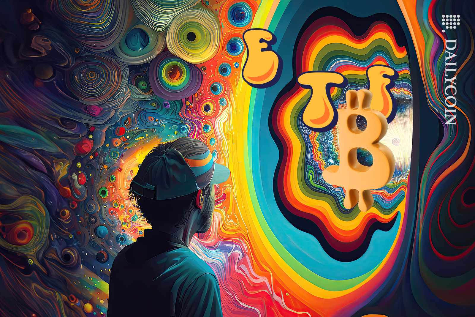 Man tripping seeing BTC ETF.