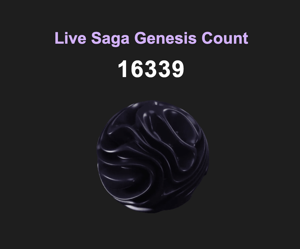 Solana Genesis token counter.