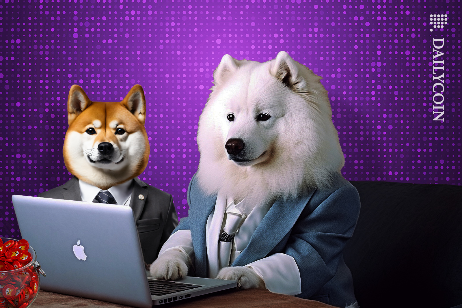 Shiba inu and his Shib token developer.