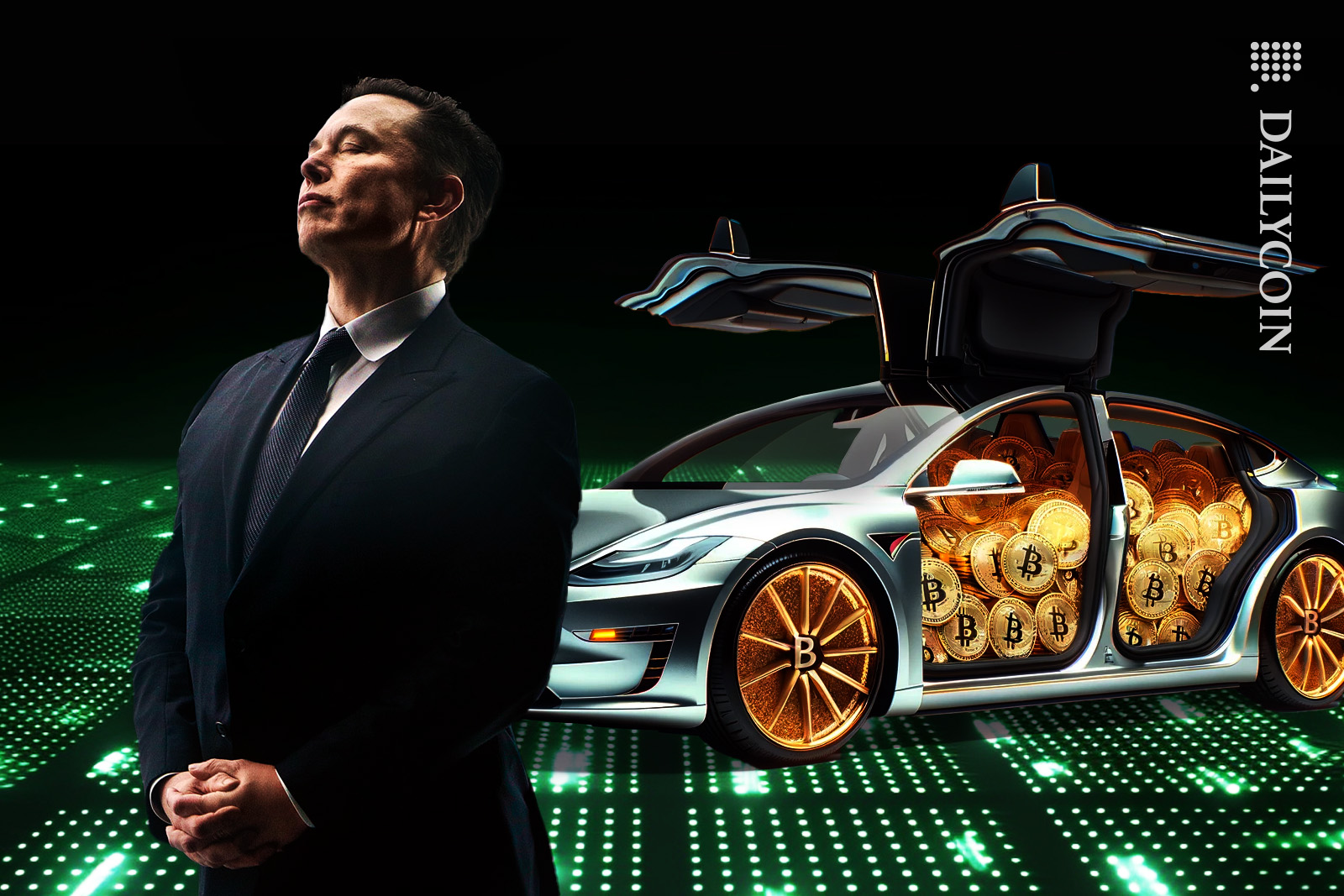 Elon Musk Holding on to Tesla's Bitcoins.