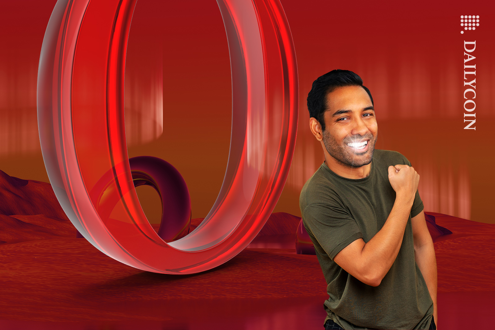 Urvit Goel showing some Optimism.