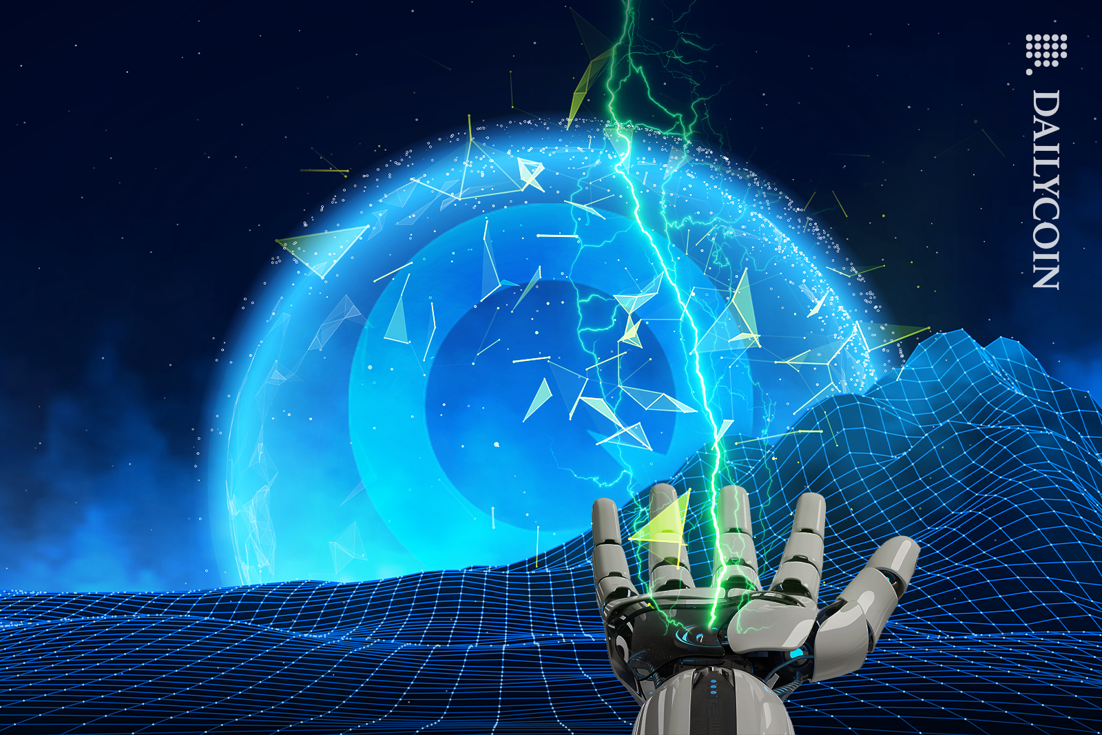 QuickNode powering up robot with blockchain.