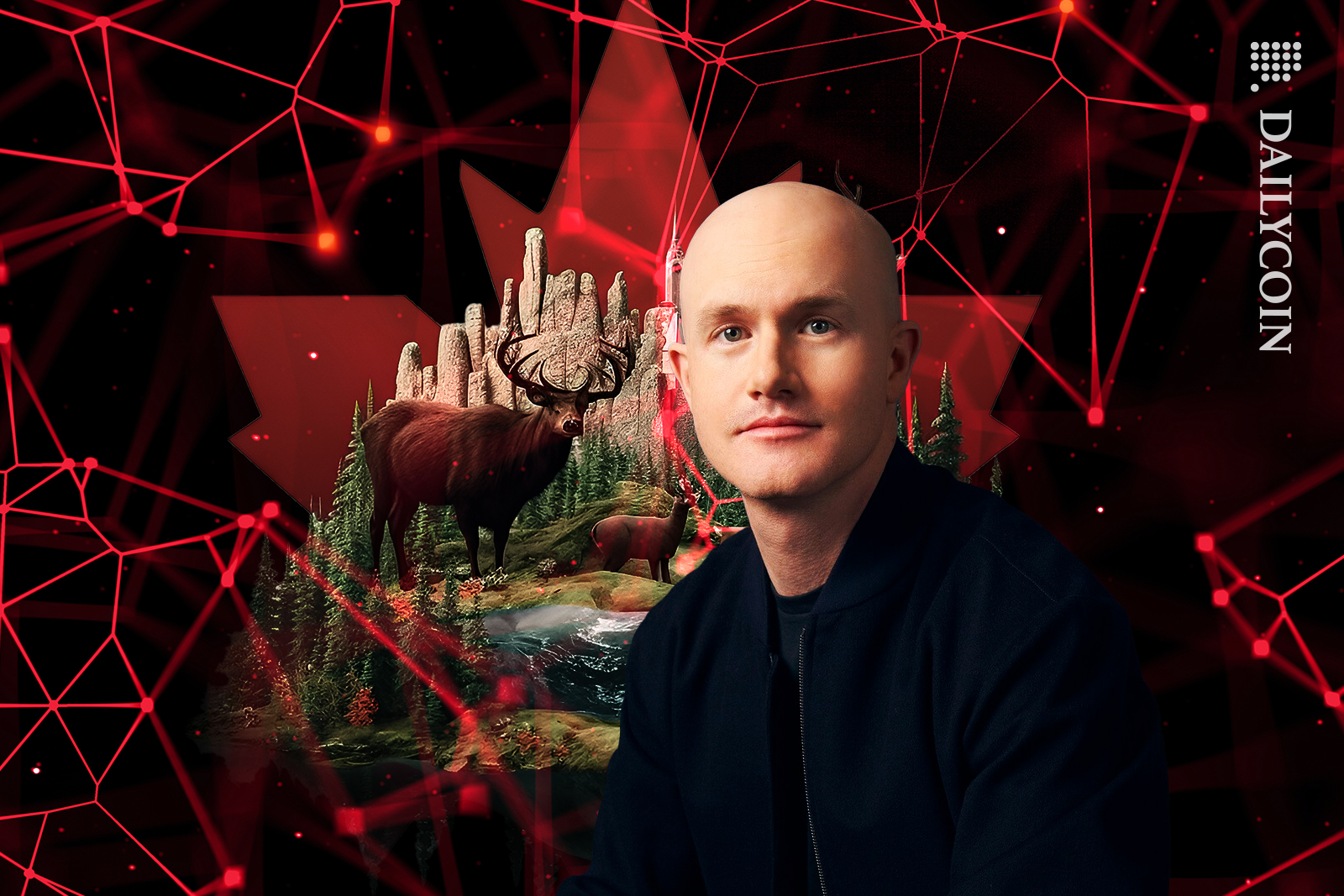 Brian Armstrong expanding blockchain in Canada.