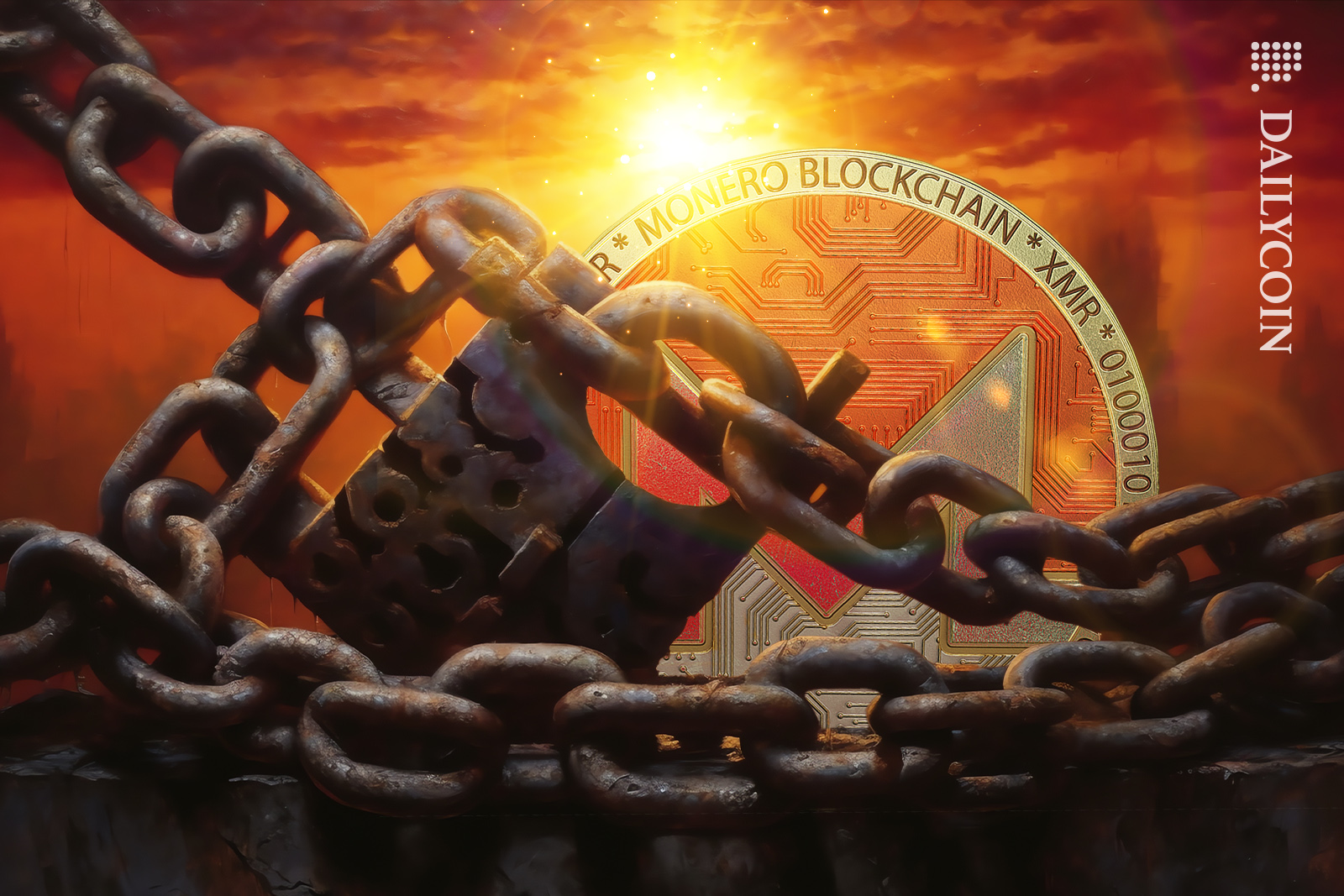 Monero locked up in the dump.