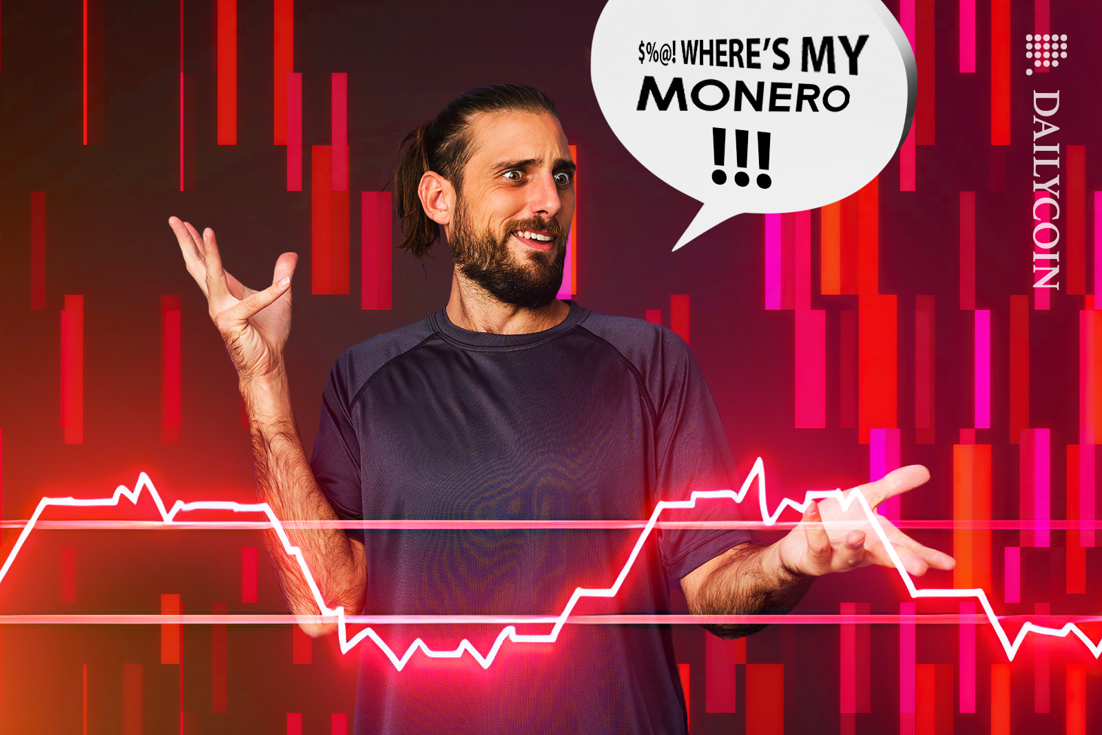 Guy is angry and missing his Monero.