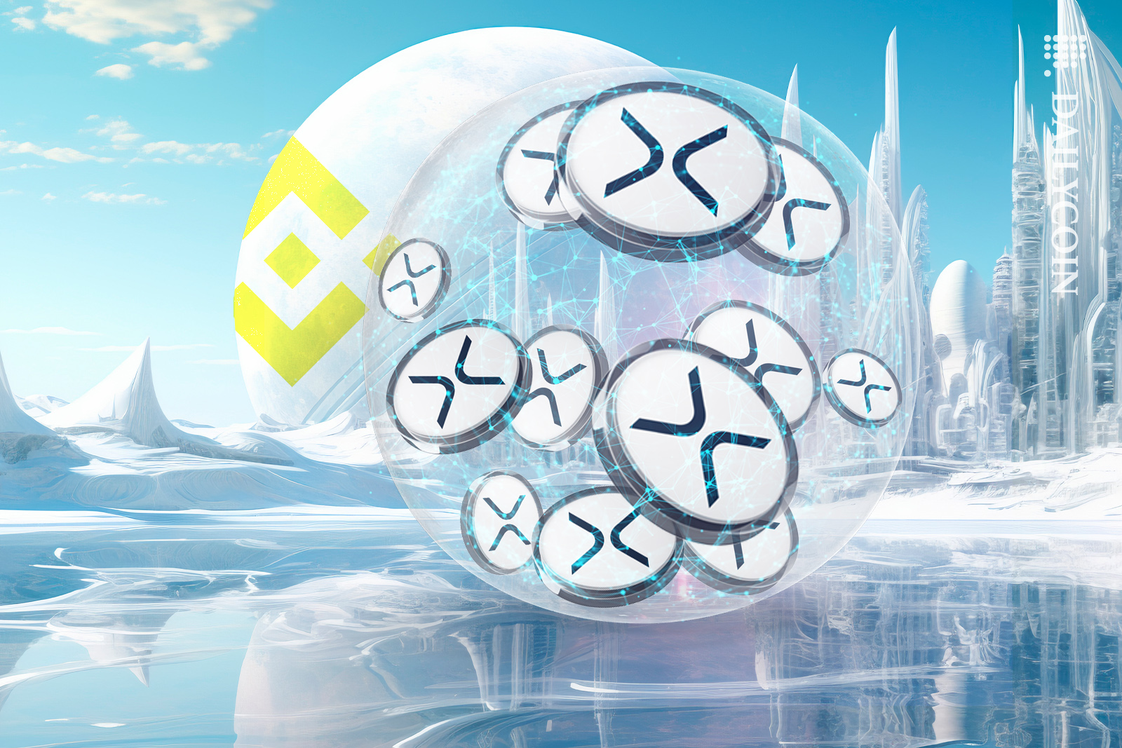 Binance took XRP coins to their freezing zone.