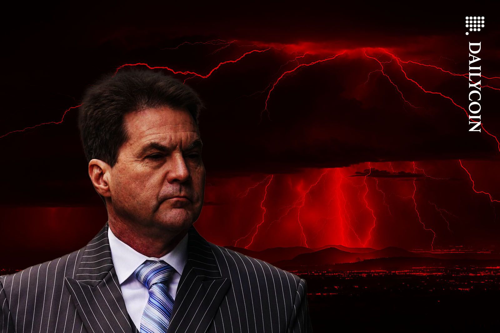 Crain Wright being approached by a huge storm.