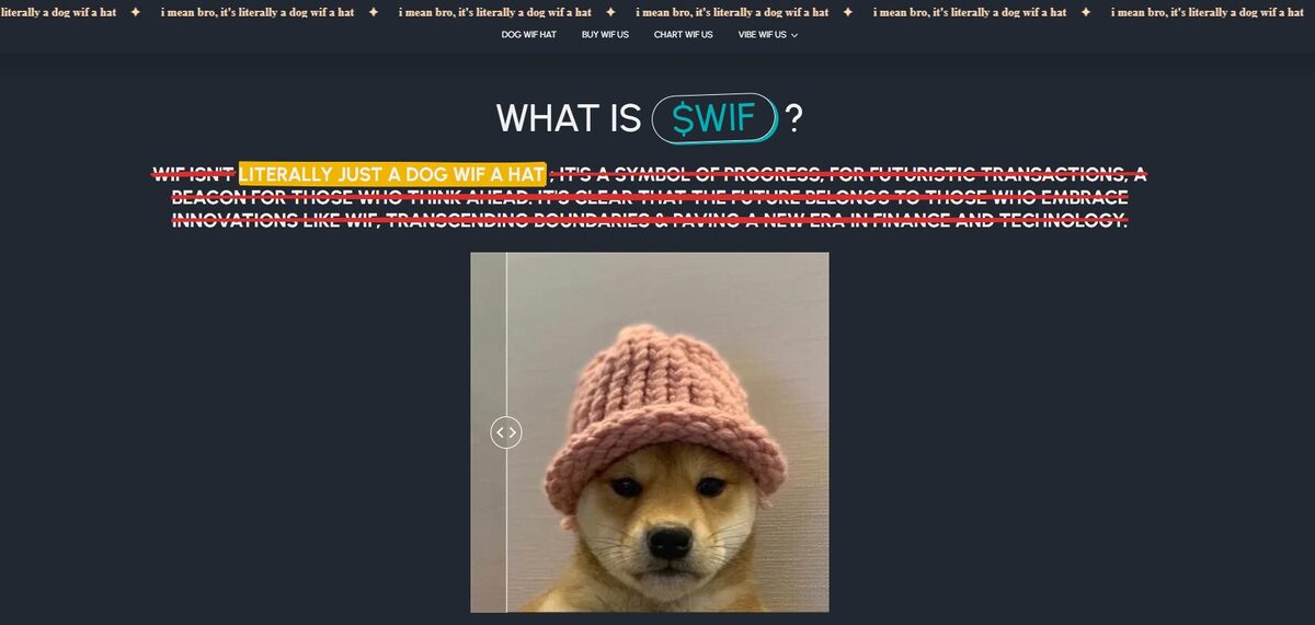 dogwifhat site.