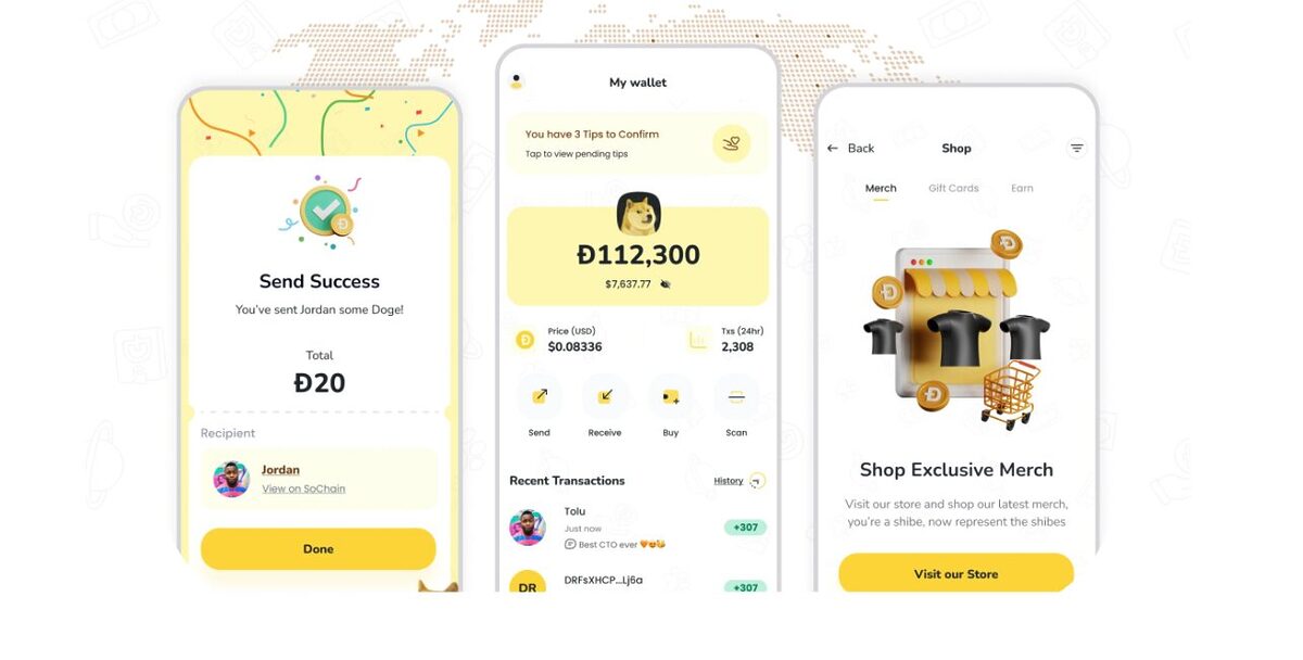 MyDoge wallet advert.