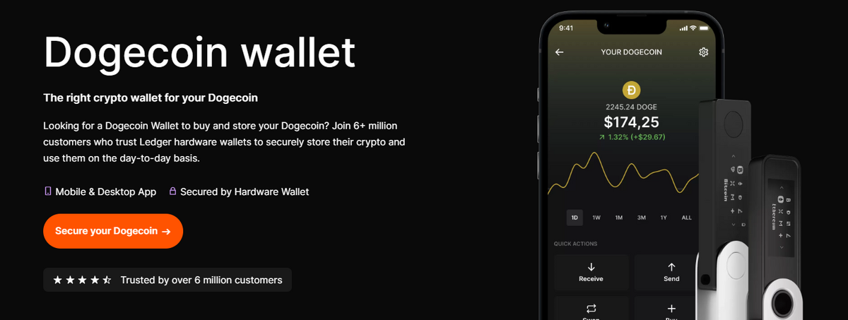 Dogecoin Ledger wallet.