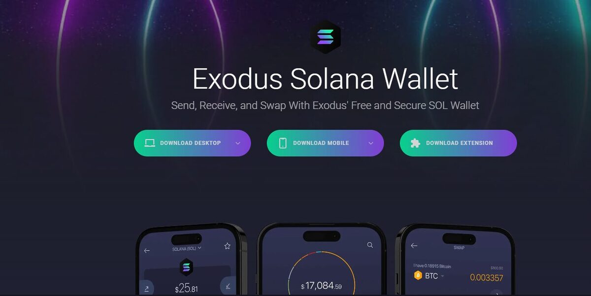 Sol wallet Exodus.