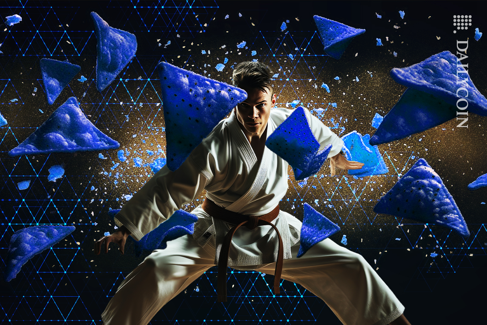 ParaSwap karate guy protecting the network.