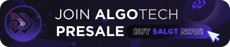 Algotech presale advertisement.