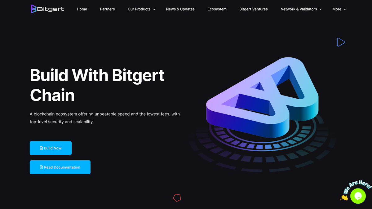 Bitgert landing page.