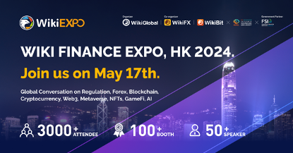 Wiki Finance Expo advertisement.