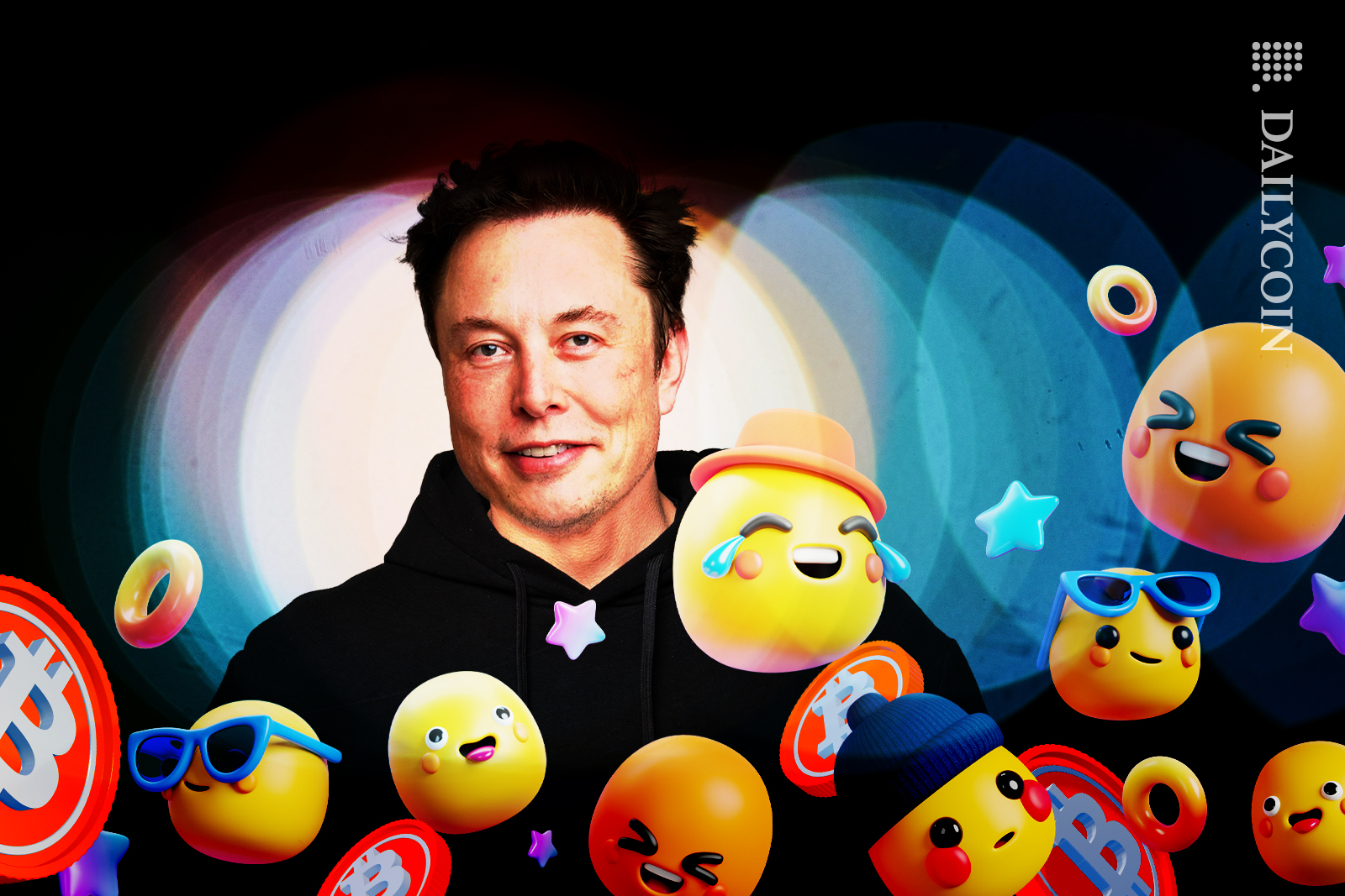 Elon Musk supports Bitcoin Emojis.